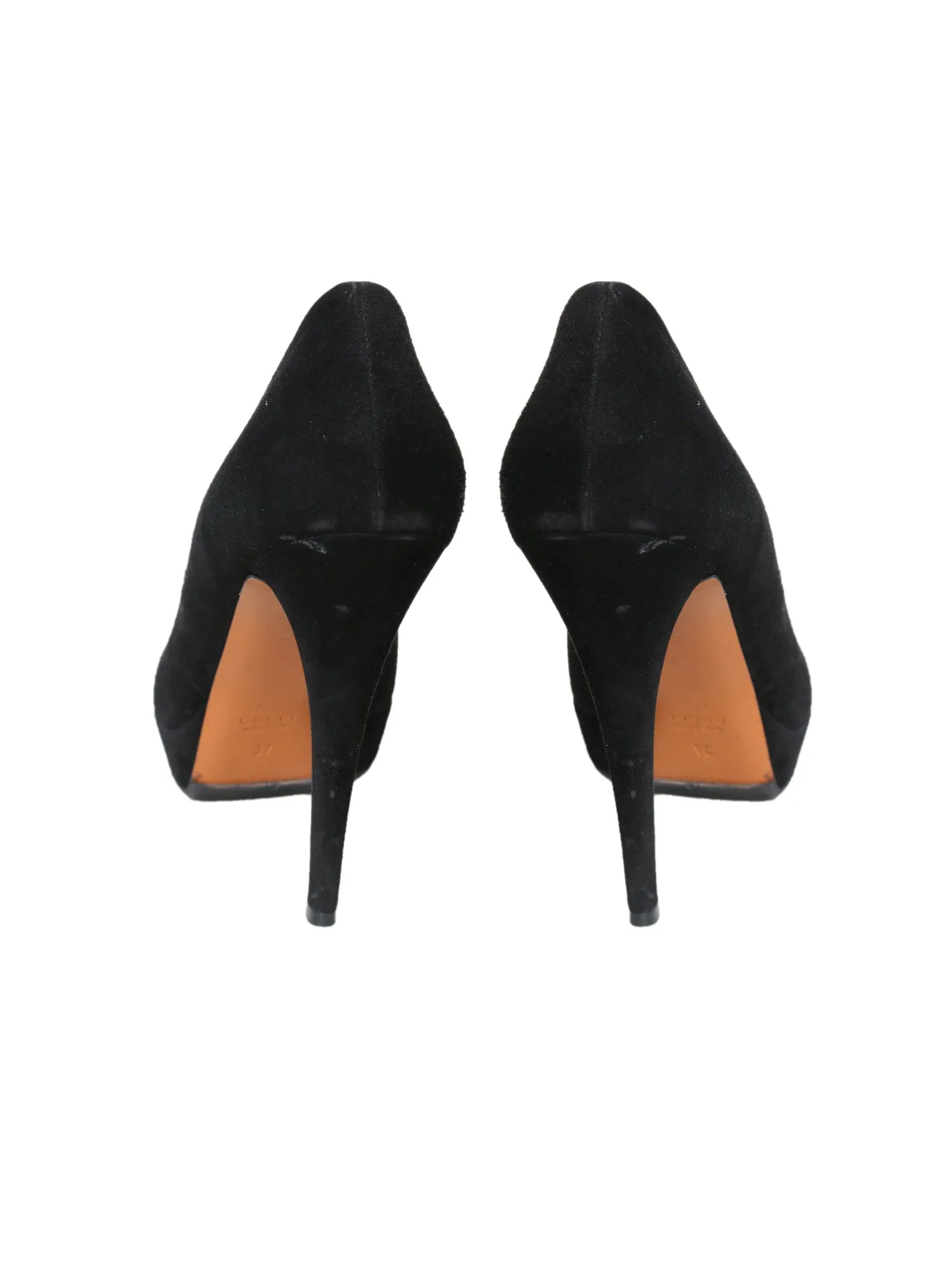 Suede Pumps