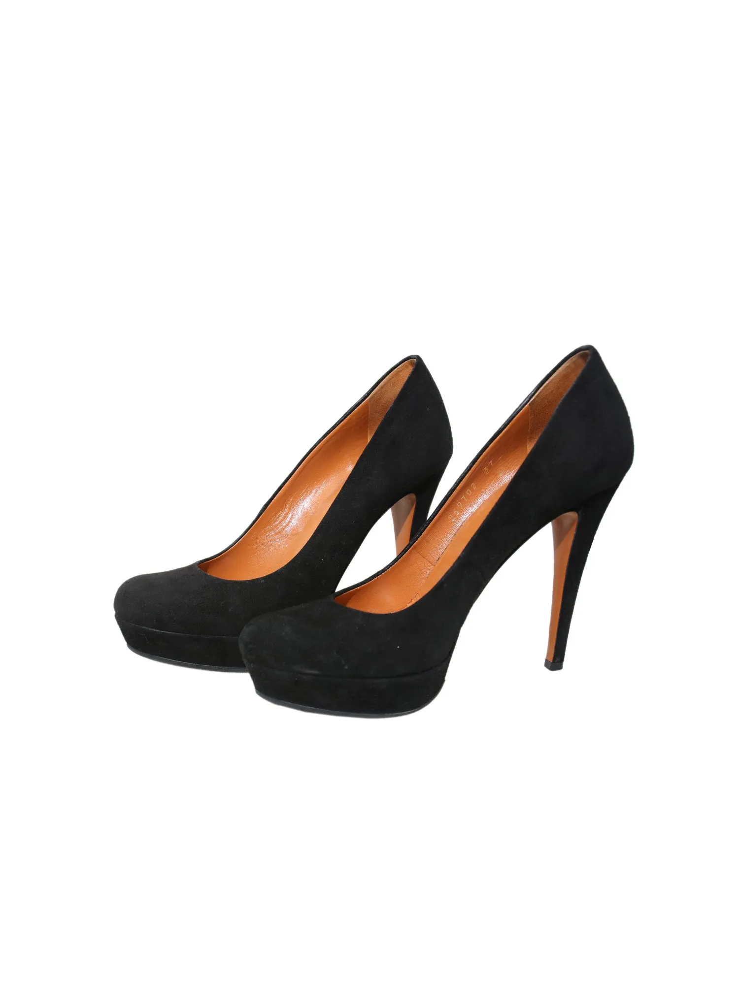 Suede Pumps