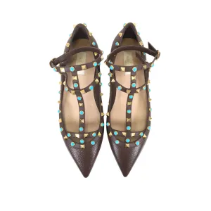 Valentino Rockstud Caged Flats
