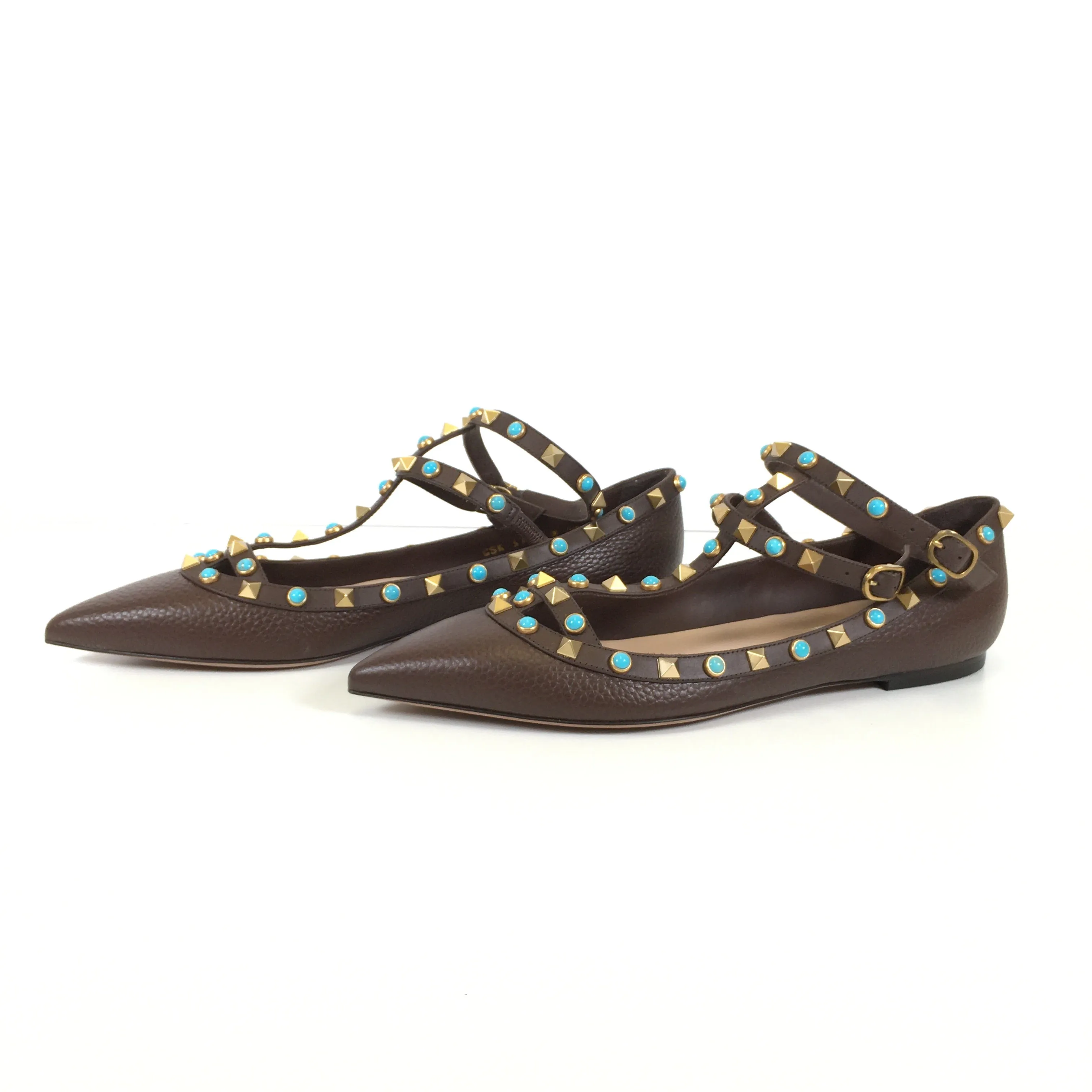 Valentino Rockstud Caged Flats