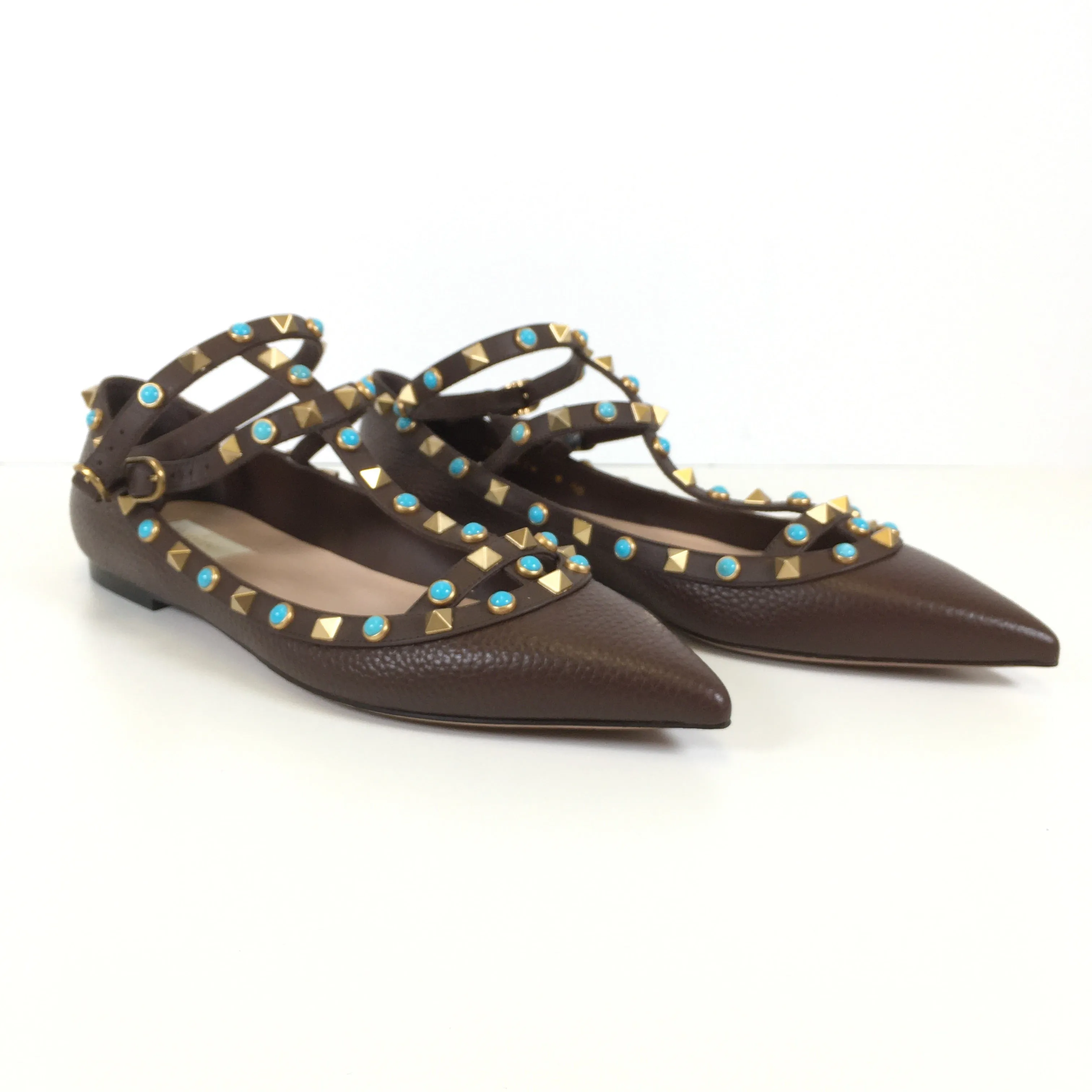 Valentino Rockstud Caged Flats