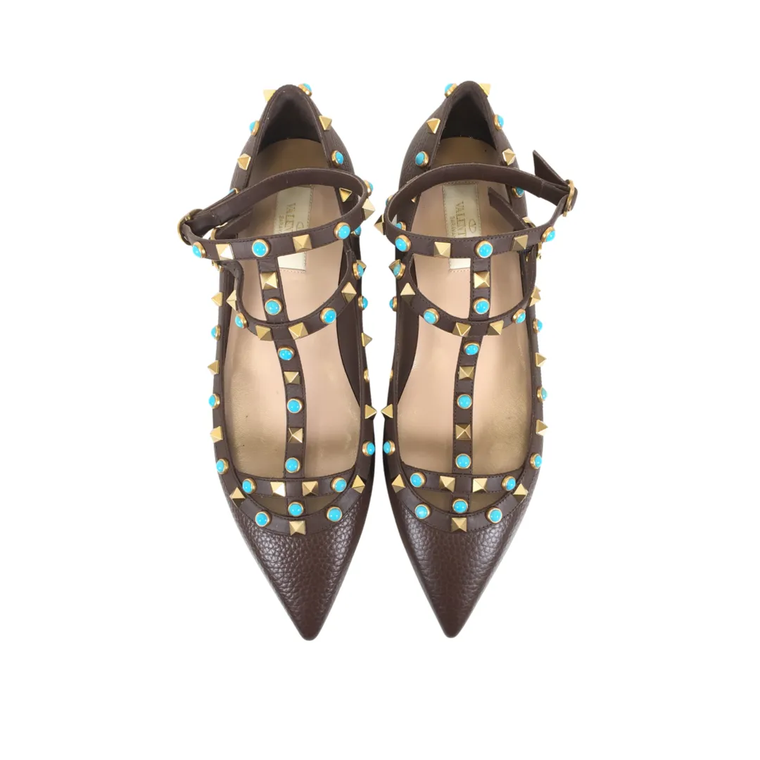 Valentino Rockstud Caged Flats