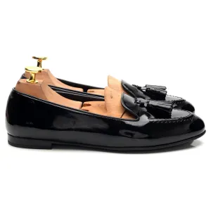 Women's 'Nina' Black Patent Leather Tassel Loafers UK 4 EU 37